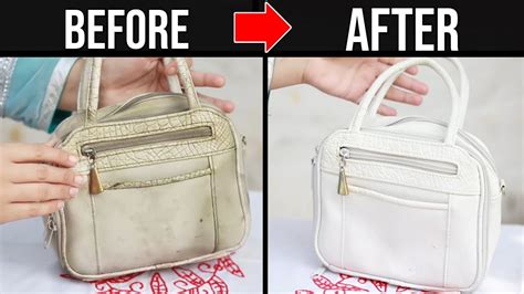 removing stains from white bags